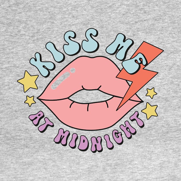 Kiss me at midnight  funny 2023 new year christmas gift idea by Mi Styles